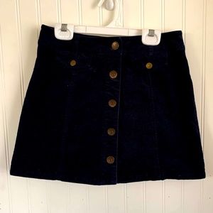 Forever 21 Button-Up Corduroy Mini Skirt, S